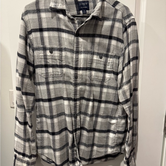 J. Crew Other - J. Crew Men's Black and Gray Checkered Shirt Jacket